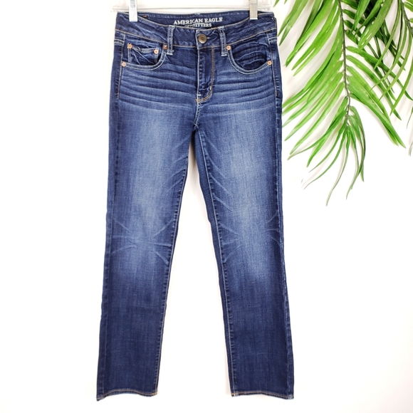 American Eagle Outfitters Denim - American Eagle Straight Super Stretch 4 Short